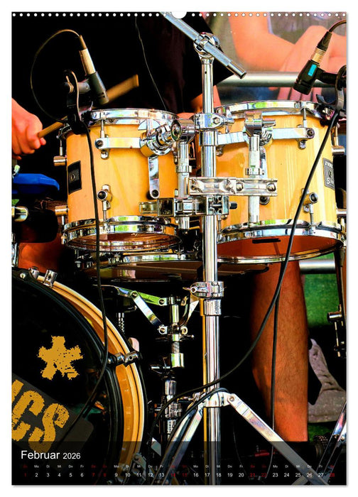 Schlagzeug in Concert (CALVENDO Wandkalender 2026)