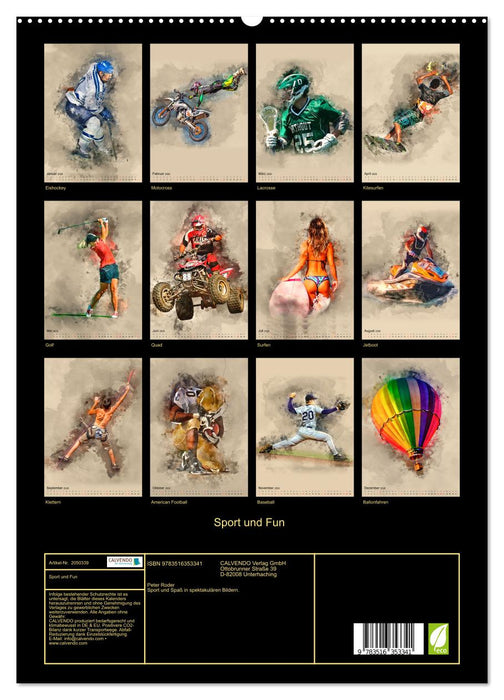 Sport und Fun (CALVENDO Wandkalender 2026)