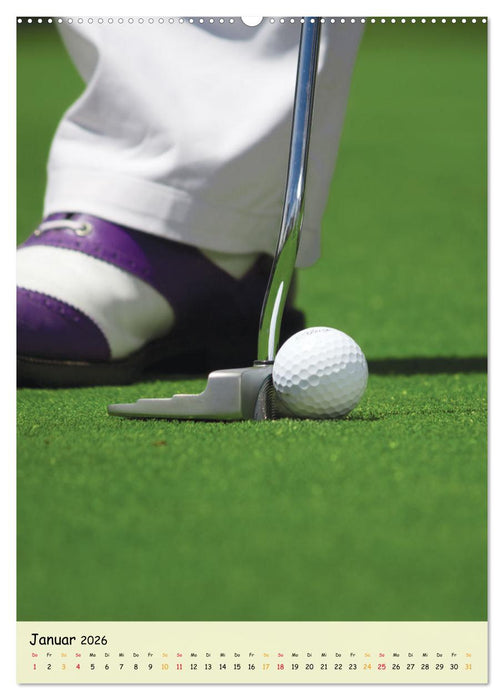 Golf Leidenschaft (CALVENDO Premium Wandkalender 2026)