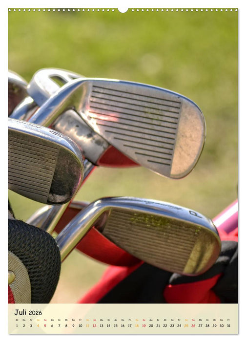 Golf Leidenschaft (CALVENDO Premium Wandkalender 2026)
