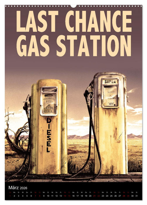 Drive America Plakate (CALVENDO Wandkalender 2026)