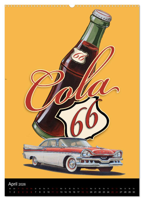 Drive America Plakate (CALVENDO Wandkalender 2026)