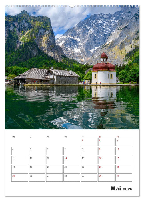 Vier Jahreszeiten im Berchtesgadener Land (CALVENDO Wandkalender 2026)