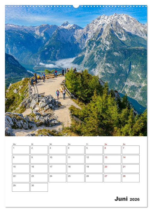 Vier Jahreszeiten im Berchtesgadener Land (CALVENDO Wandkalender 2026)