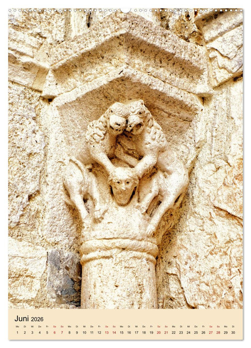 Besalú - Mittelalter im Hinterland der Costa Brava (CALVENDO Premium Wandkalender 2026)