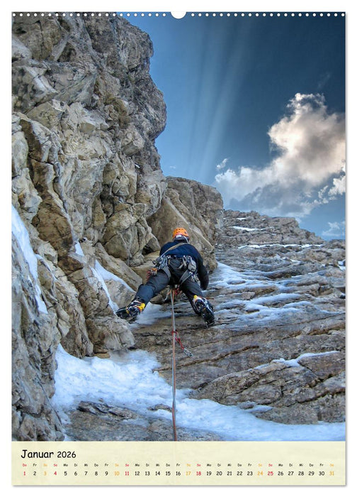 Klettern - Adrenalin pur (CALVENDO Premium Wandkalender 2026)