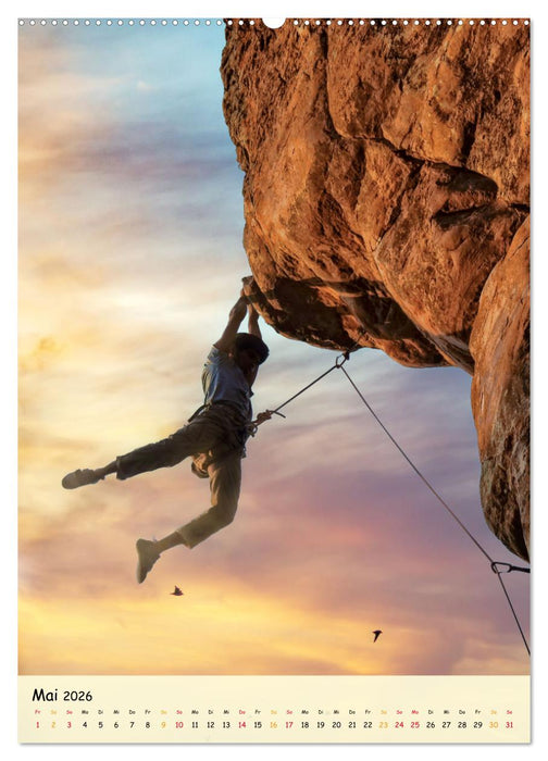 Klettern - Adrenalin pur (CALVENDO Premium Wandkalender 2026)