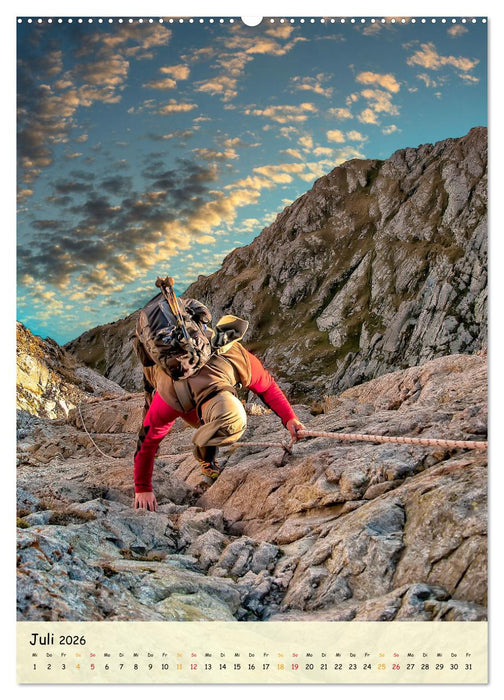 Klettern - Adrenalin pur (CALVENDO Premium Wandkalender 2026)