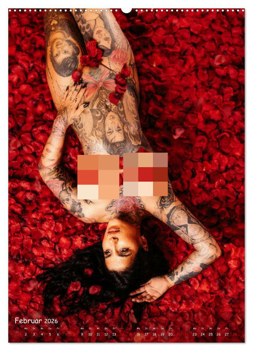 Jenny - Erotic Tattoo Girl (CALVENDO Premium Wandkalender 2026)