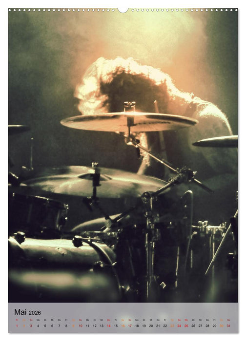 Schlagzeug live (CALVENDO Wandkalender 2026)