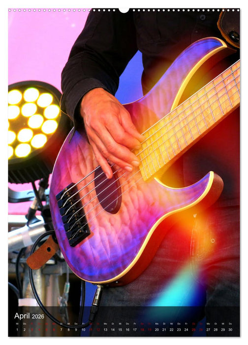 Rockgitarren in Concert (CALVENDO Wandkalender 2026)