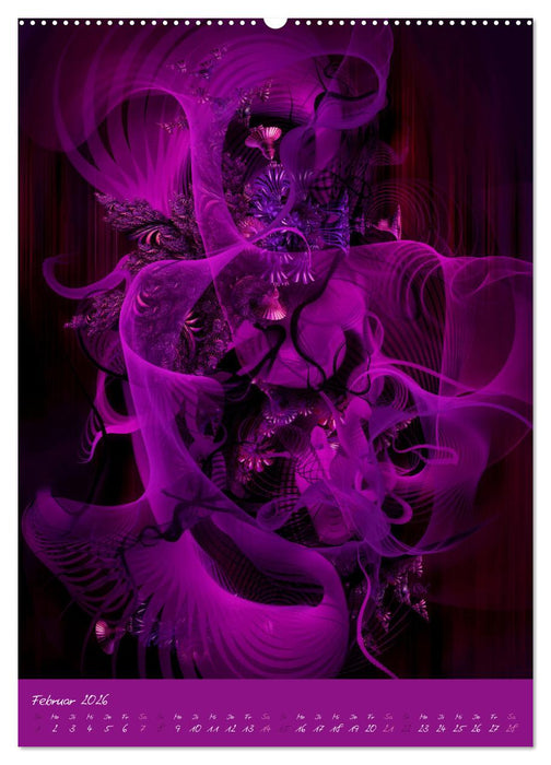 Fraktale Abstraktionen (CALVENDO Wandkalender 2026)