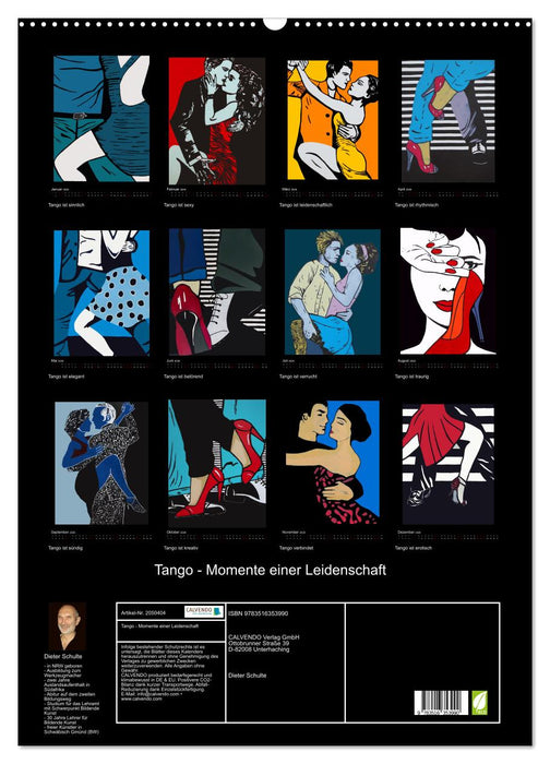 Tango - Momente einer Leidenschaft (CALVENDO Wandkalender 2026)