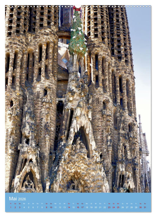 Sagrada Família - Gaudís unvollendetes Meisterwerk (CALVENDO Wandkalender 2026)