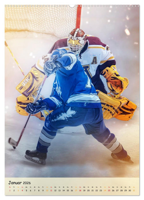 Eishockey Leidenschaft (CALVENDO Wandkalender 2026)