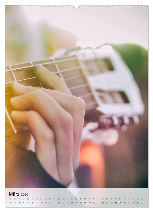 Gitarren Liebe (CALVENDO Wandkalender 2026)