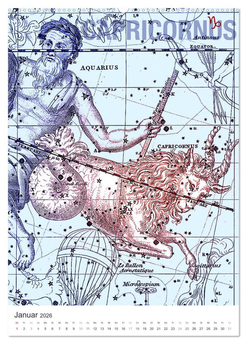 Sternzeichenkalender (CALVENDO Premium Wandkalender 2026)