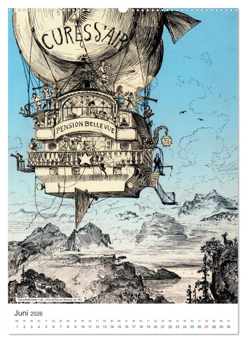 Ballonfahren Kalender (CALVENDO Premium Wandkalender 2026)