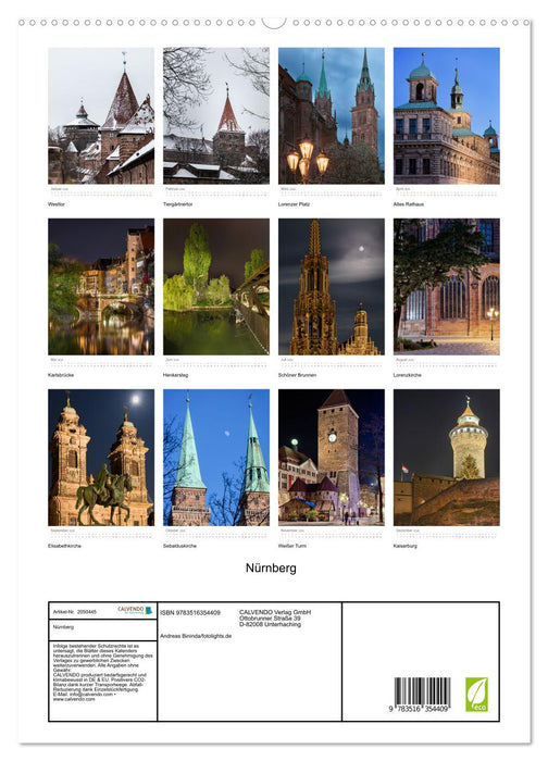 Nürnberg (CALVENDO Wandkalender 2026)