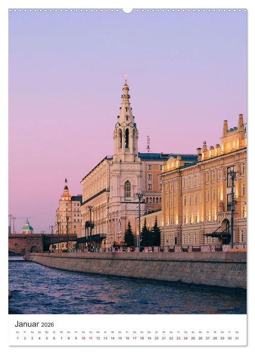 Moskau - Zwischen Oka und Wolga. (CALVENDO Premium Wandkalender 2026)