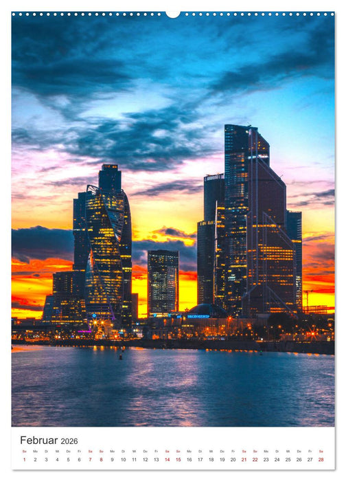 Moskau - Zwischen Oka und Wolga. (CALVENDO Premium Wandkalender 2026)