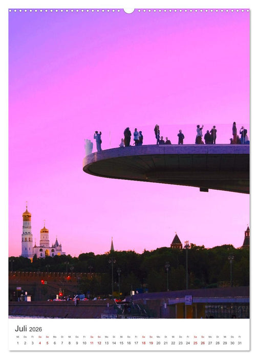 Moskau - Zwischen Oka und Wolga. (CALVENDO Premium Wandkalender 2026)