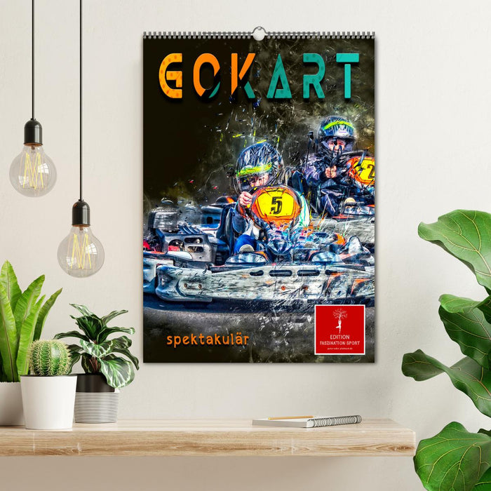 Gokart spektakulär (CALVENDO Wandkalender 2026)