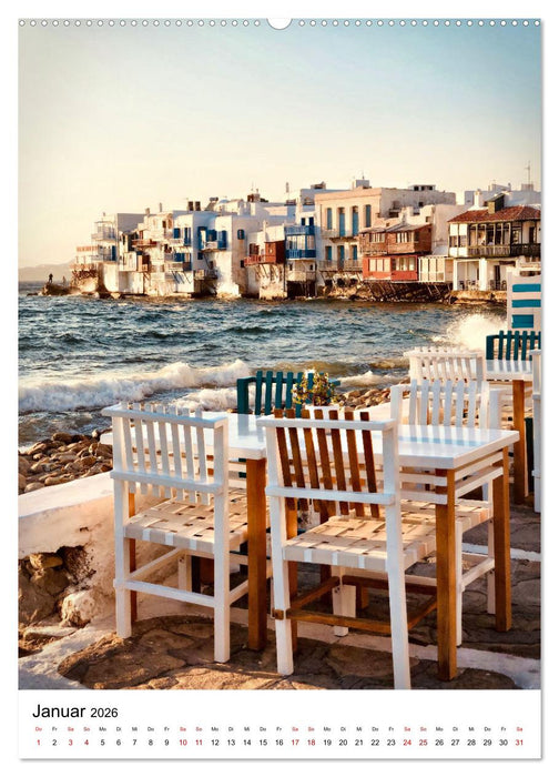 Griechenland - Im Reich der griechischen Götter. (CALVENDO Premium Wandkalender 2026)