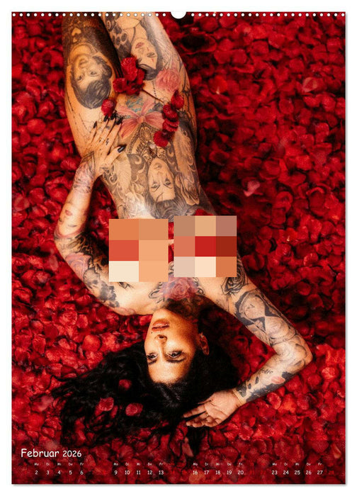 Jenny - Erotic Tattoo Girl (CALVENDO Wandkalender 2026)