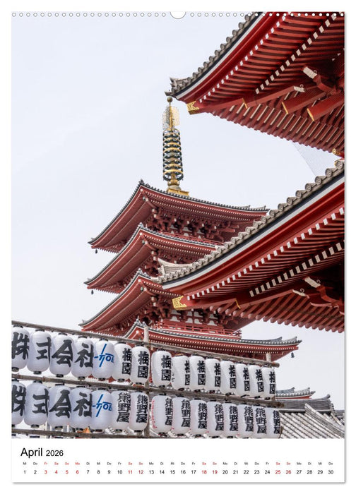 Tokio - Die pulsierende Weltstadt. (CALVENDO Wandkalender 2026)