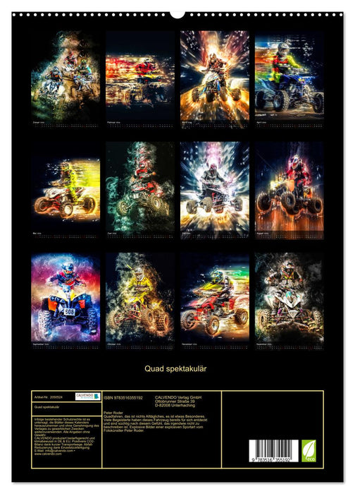 Quad spektakulär (CALVENDO Premium Wandkalender 2026)