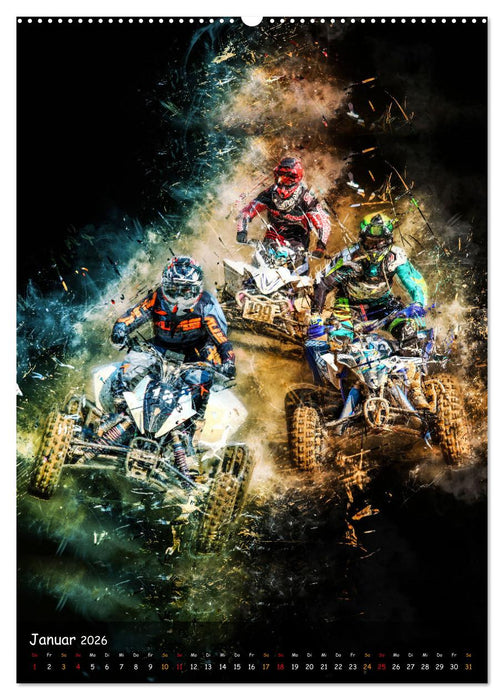 Quad spektakulär (CALVENDO Premium Wandkalender 2026)