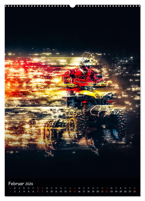 Quad spektakulär (CALVENDO Premium Wandkalender 2026)