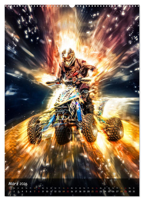 Quad spektakulär (CALVENDO Premium Wandkalender 2026)