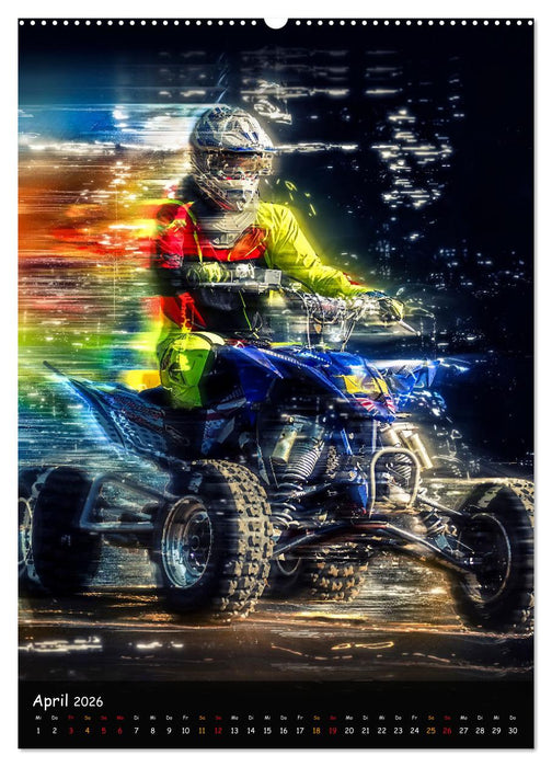 Quad spektakulär (CALVENDO Premium Wandkalender 2026)