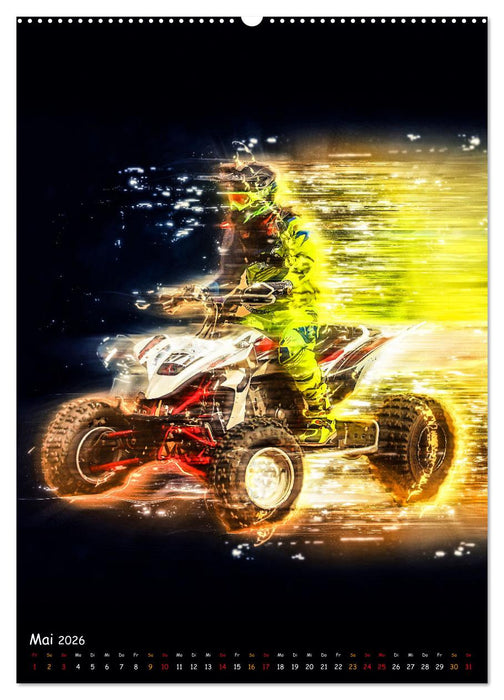 Quad spektakulär (CALVENDO Premium Wandkalender 2026)