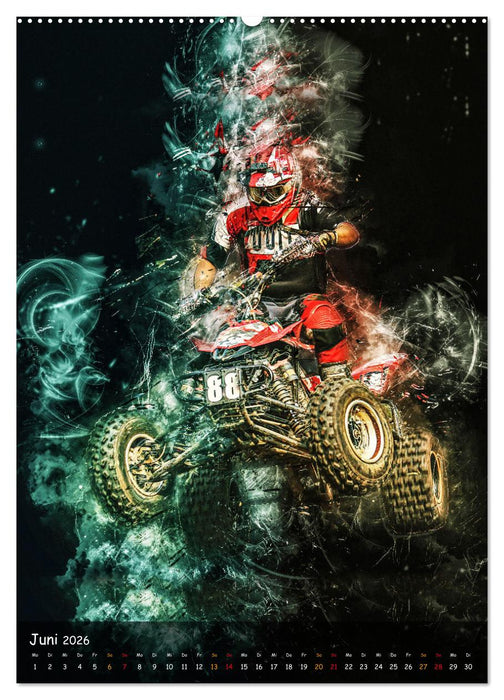 Quad spektakulär (CALVENDO Premium Wandkalender 2026)