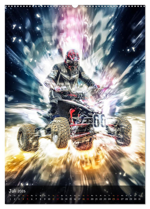 Quad spektakulär (CALVENDO Premium Wandkalender 2026)