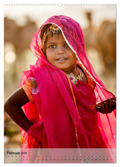 Menschen in Indien (CALVENDO Premium Wandkalender 2026)