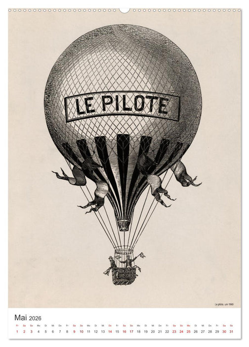 Ballonfahren Kalender (CALVENDO Wandkalender 2026)