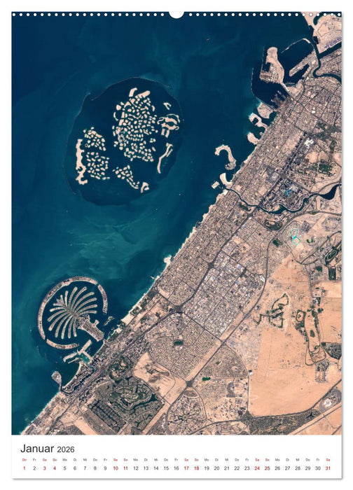 Die Erde aus dem All (CALVENDO Premium Wandkalender 2026)