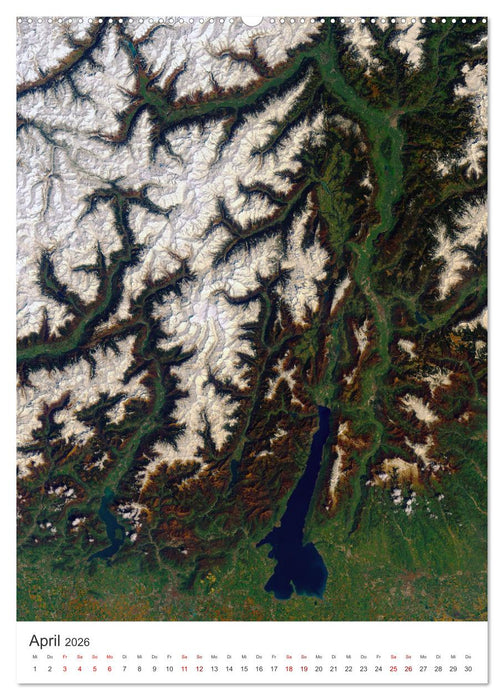 Die Erde aus dem All (CALVENDO Premium Wandkalender 2026)