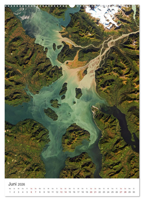 Die Erde aus dem All (CALVENDO Premium Wandkalender 2026)