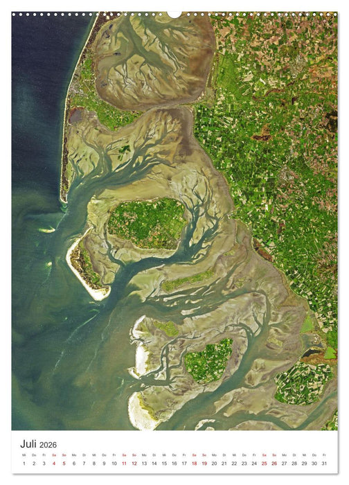 Die Erde aus dem All (CALVENDO Premium Wandkalender 2026)