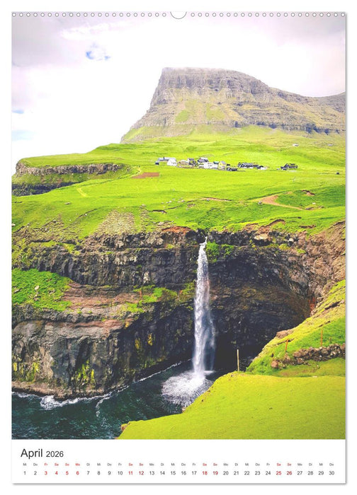 Färöer - Die Schafsinseln im Norden. (CALVENDO Premium Wandkalender 2026)