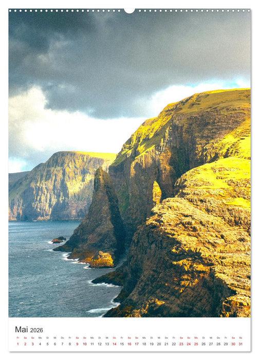 Färöer - Die Schafsinseln im Norden. (CALVENDO Premium Wandkalender 2026)