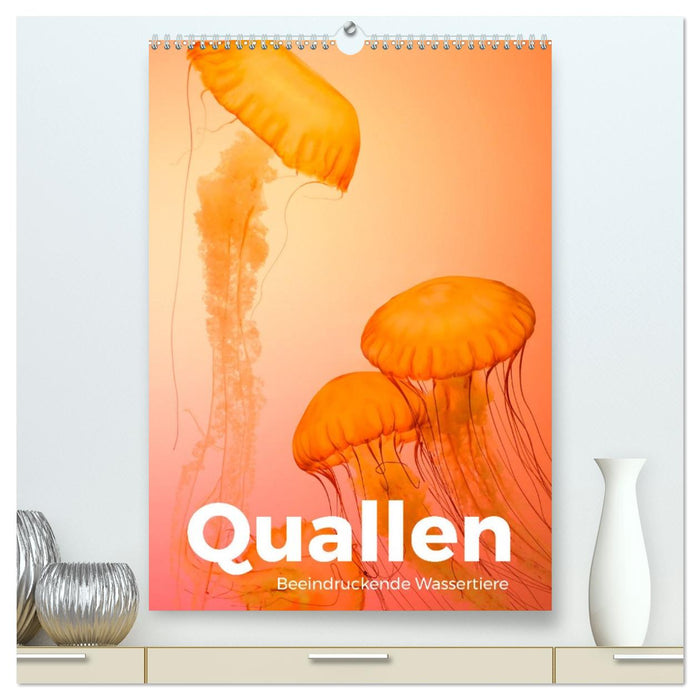 Quallen - Beeindruckende Wassertiere (CALVENDO Premium Wandkalender 2026)