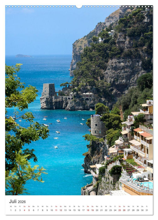 Italien - Von den Alpen bis zum Mittelmeer. (CALVENDO Premium Wandkalender 2026)