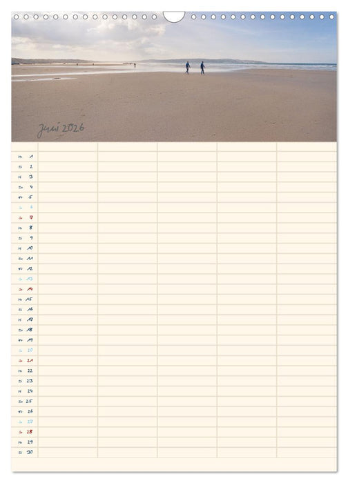 Mit Blick auf's Meer (CALVENDO Wandkalender 2026)