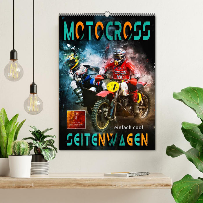 Motocross Seitenwagen - einfach cool (CALVENDO Wandkalender 2026)